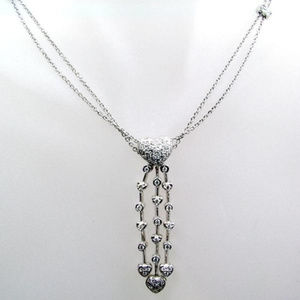 Diamond Necklace .53TDW 14KT White Gold
